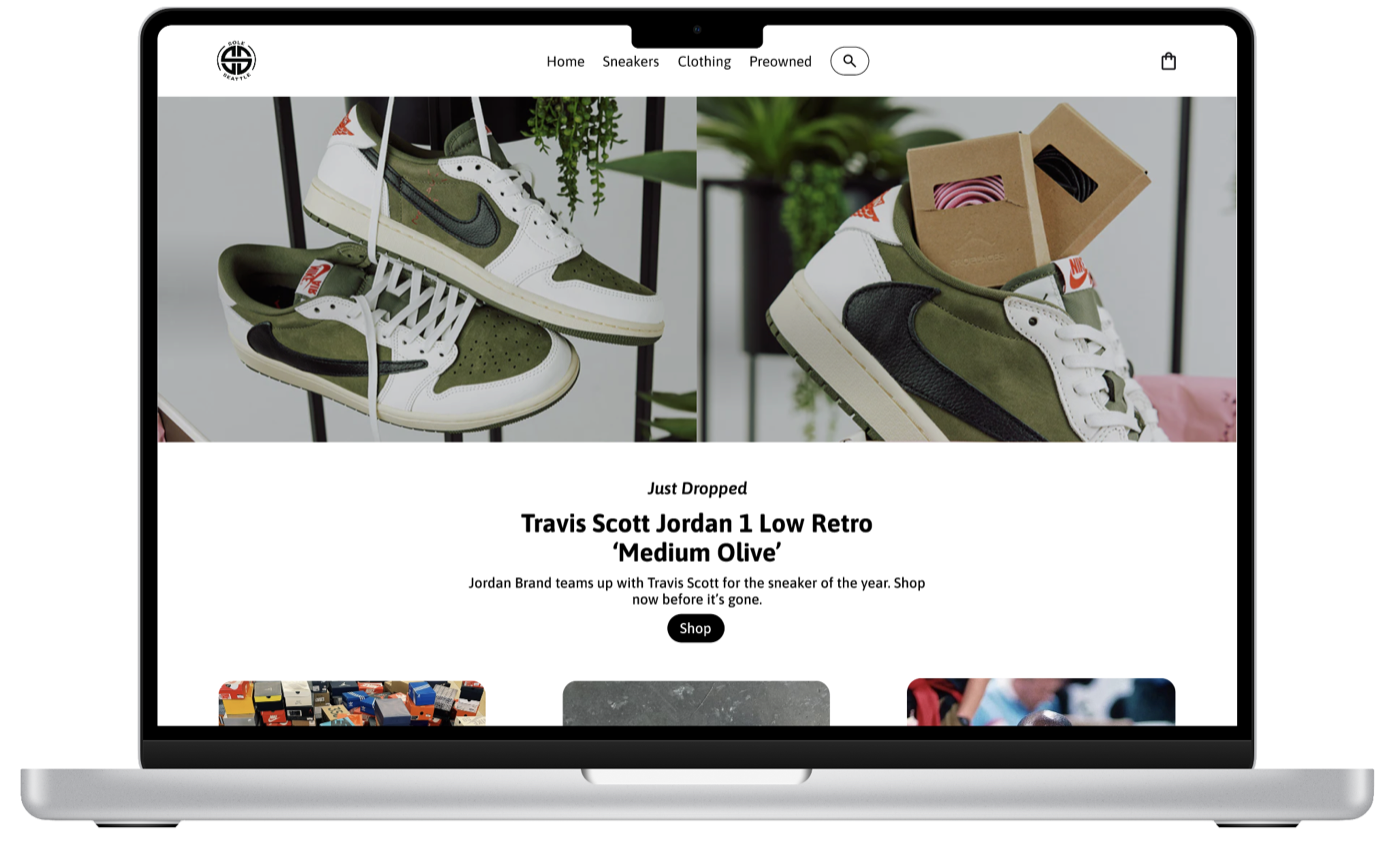SoleSeattle eCommerce redesign